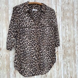 Equipment Femme Silk Button Up Top